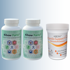 Kibow Fortis® Tablets - 60 Day Supply + Kibow Cardio Support® - 30 Day Supply (50% Off)