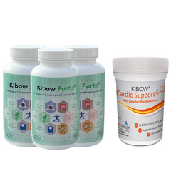 Kibow Fortis® Tablets - 90 Day Supply + Kibow Cardio Support® - 30 Day Supply (50% Off)